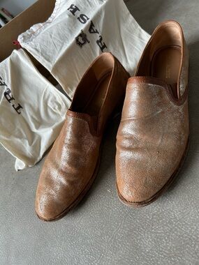 Trask women’s metallic loafer.